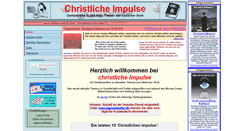 Desktop Screenshot of christliche-impulse.de