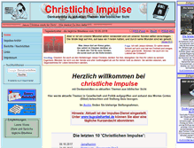 Tablet Screenshot of christliche-impulse.de